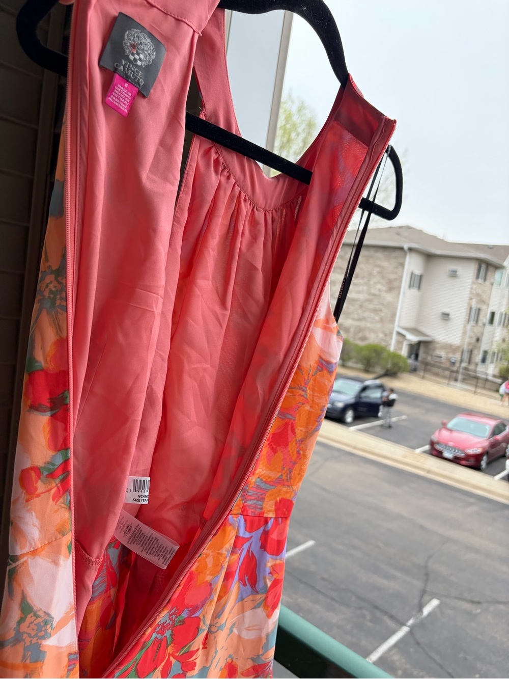 ๐๐VinceCamuto Floral Wide Leg Jumpsuit Waist Maxi Romper Size 6 Summer Vacation - Picture 12 of 17